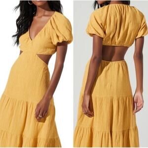 ASTR The Label Size XL yellow dress